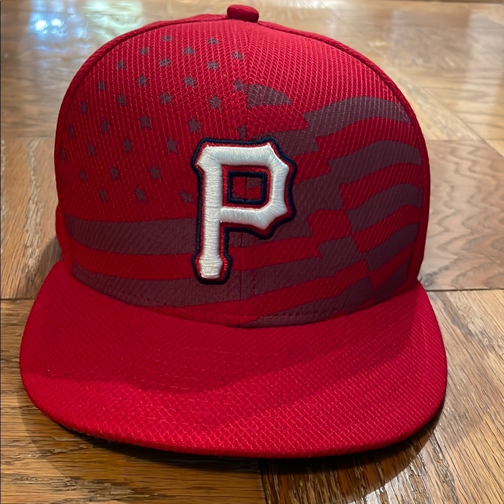 Red Baseball Cap with P Logo